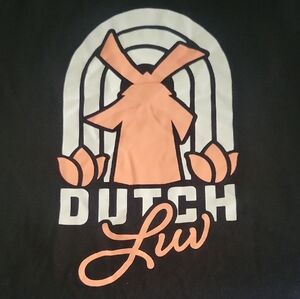 Dutch Bros Black and Orange Kids Shirt